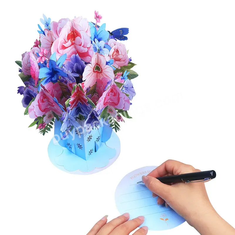 Zeecan Greeting Cards Suppliers Scented Bouquet Ornaments Large Handmade 3d Pop Up Cards For Mothers Day - Buy Large Pop Up Cards,Pop Up Paper Card,Pop Up Cards Suppliers.