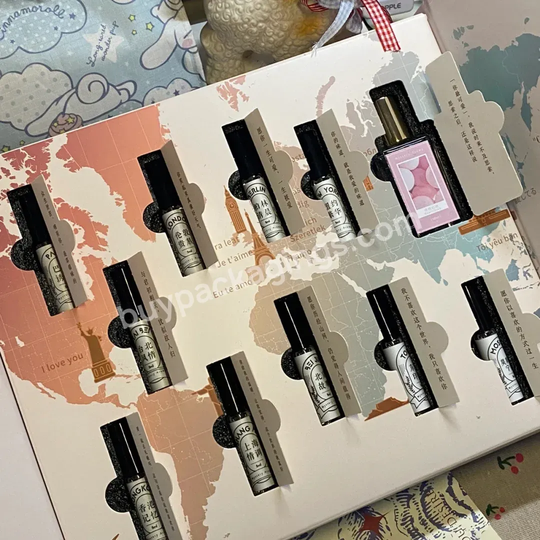 Zeecan High Quality Fast Delivery Amazon Branded Large Perfume Sample Box Design Christmas Gift Perfume Box