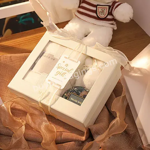 Zeecan Senior Packaging Design Gift Bags Wedding Packaging Towel Set In Gift Box Diffuser Box Packaging