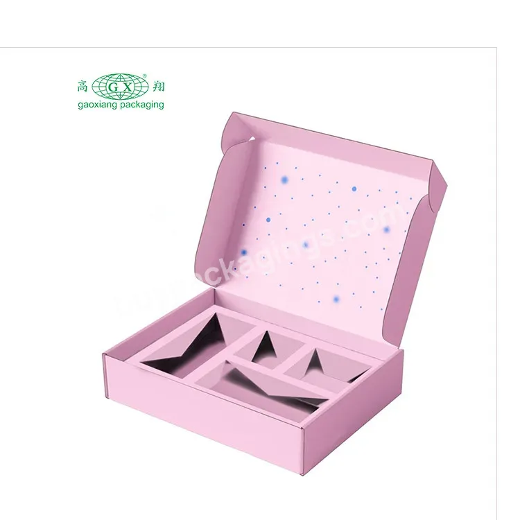 Zhejiang Wholesale Eco Skincare / Beauty / Cloth Packing Mailer Corrugated Paper Box Gift Delivery Box Packaging