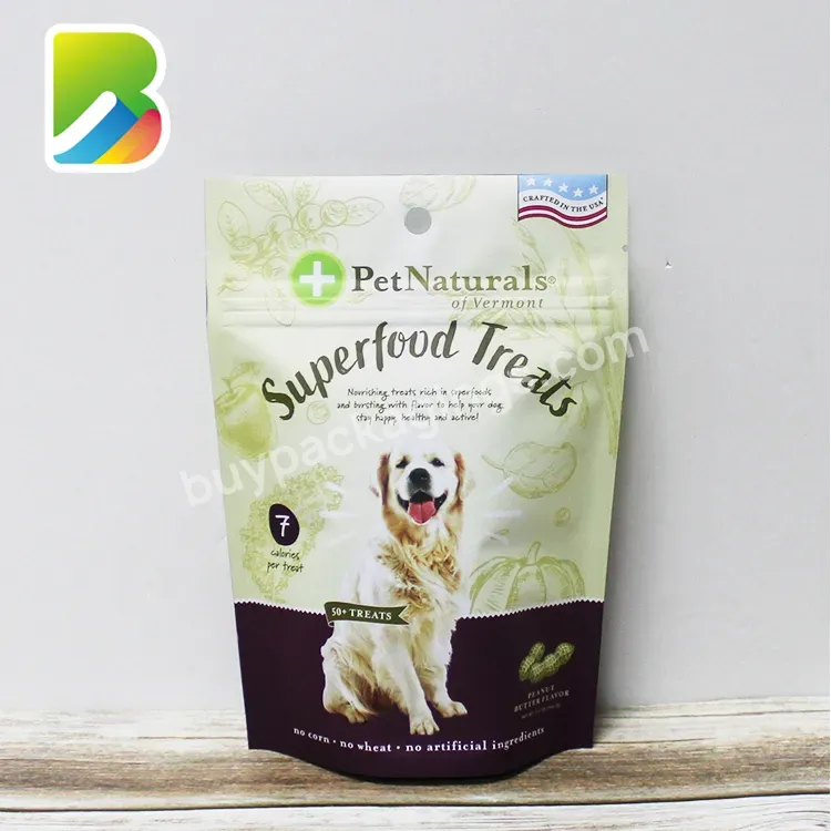 Zip Lock Standing Packaging Resealable Ziplock Bags Stand Up Side Gusset Oem Packing Pedigree Plastic Biodegradable Dog Food Bag