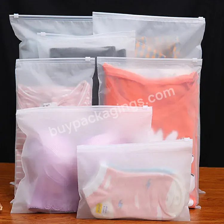 Zipper Bag Printed Packaging Pe T-shirt Clothes Packaging Slider Ziplock Clothing Plastic Customized Package Shopping Shrink Bag