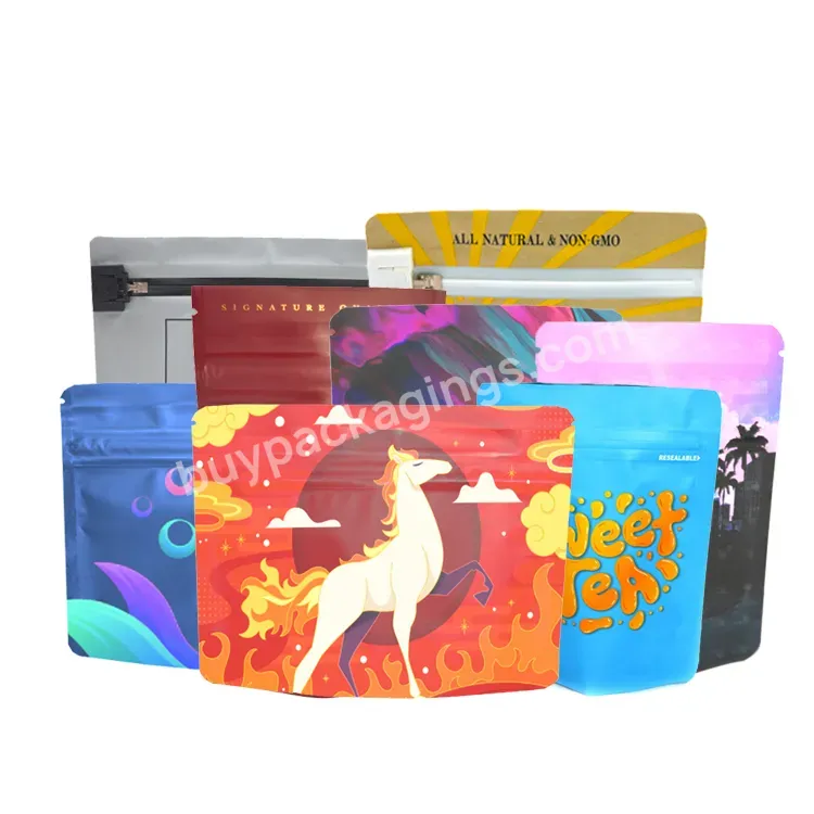 Zipper Pouch Custom Printed Packaging Child Proof Bag Resistant Mylar Bag