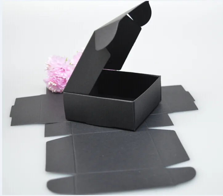 ZL Custom retail black  soap candy jewelry  packaging gift box