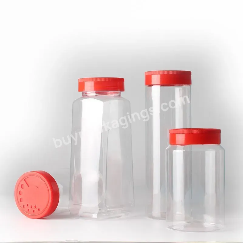 2023 Hot Sale Pet Empty Plastic Seasoning Bottles Spice Shaker Powder Containers Pepper Salt Jar With Flapper Cap - Buy Wholesale Clear Empty Custom Food Grade 30g 35g 45g 8oz 16oz 32oz Plastic Jars Manufacturers Acacia Spice Jar With Labels,Wholesal