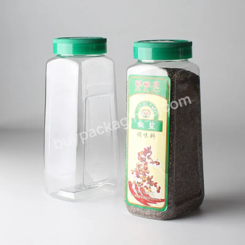 2023 Hot Sale Pet Empty Plastic Seasoning Bottles Spice Shaker Powder Containers Pepper Salt Jar With Flapper Cap - Buy Wholesale Clear Empty Custom Food Grade 30g 35g 45g 8oz 16oz 32oz Plastic Jars Manufacturers Acacia Spice Jar With Labels,Wholesal