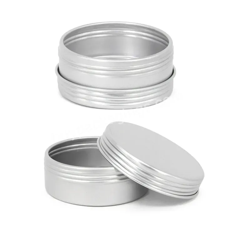 Aluminum Round Jar Ointment Jar Sauce Aluminum Jar Wholesale Custom Spice Tin Packaging Containers