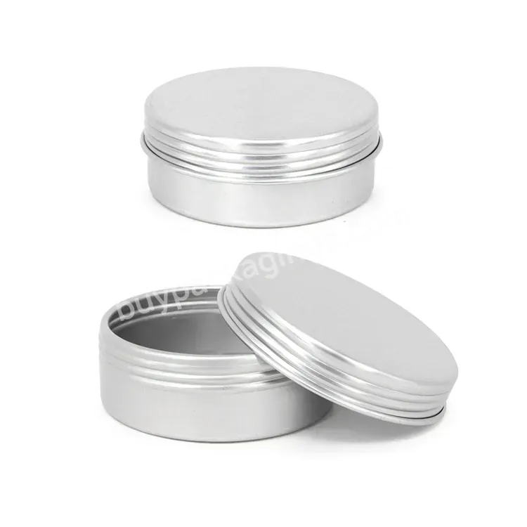 Aluminum Round Jar Ointment Jar Sauce Aluminum Jar Wholesale Custom Spice Tin Packaging Containers