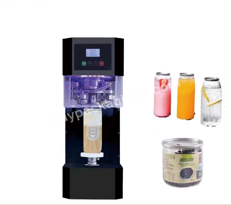 China New Product Automatic Non-rotating Can Sealer Soda Tin Can Seamer Automatic Bubble Tea Can Sealing Machine