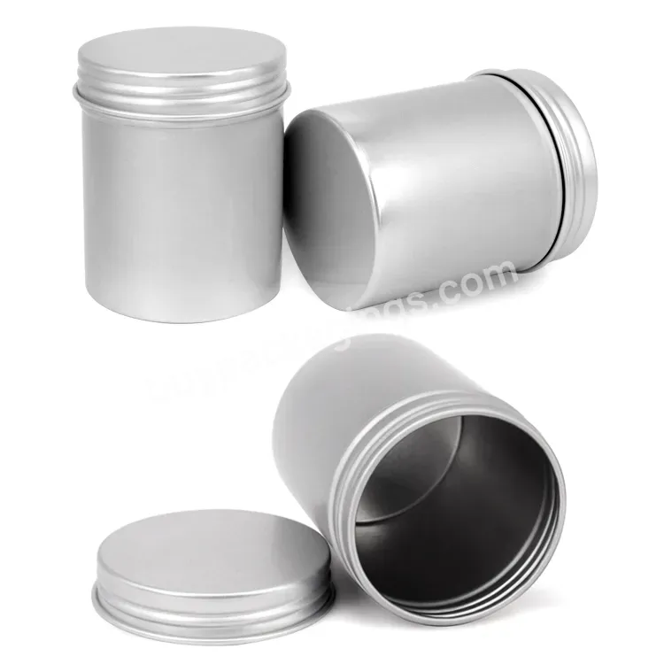 Colorful Printing Metal Tins Custom Round Metal Tin Can Aluminum Jar Empty Box Tin Can