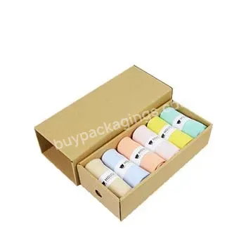 Custom Cardboard Drawer Gift Box Packaging Essential Oil Drawer Kraft Box Slide