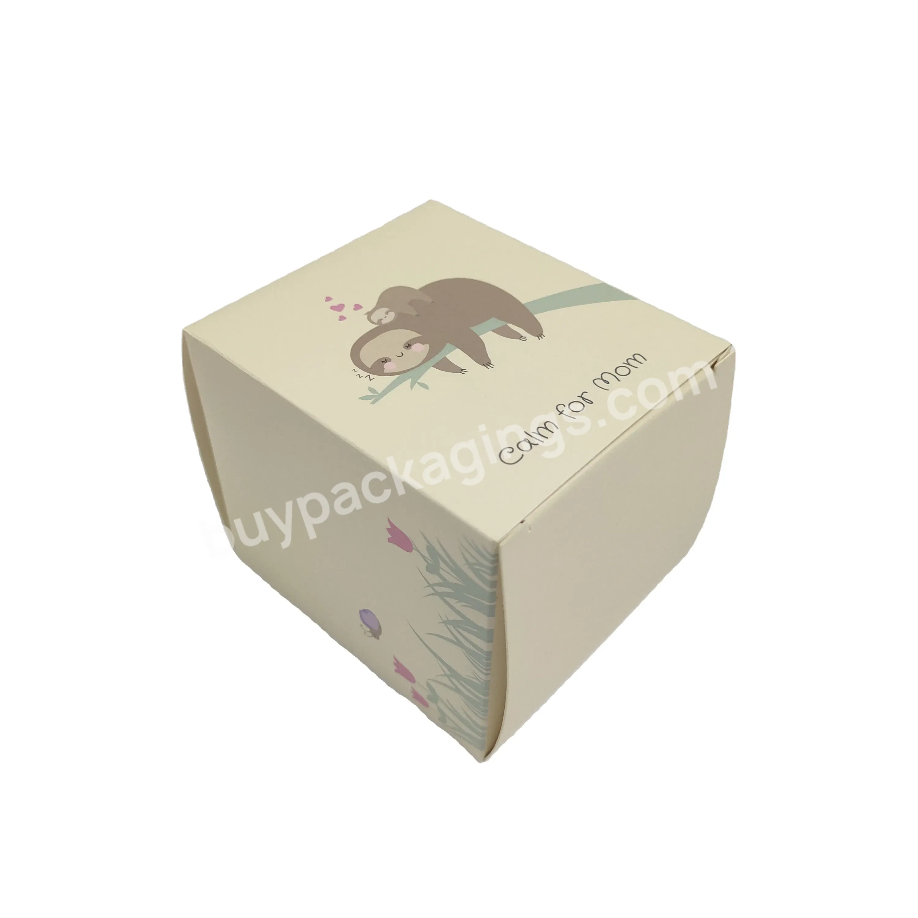 Custom Set Different Size Paper Candle Boxes Gift Boxes Printed Logo