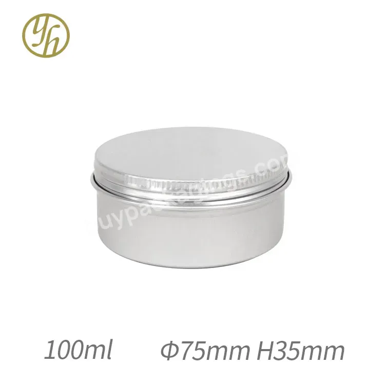 Custom Tin Box Round Wholesale Round Cosmetic Sample Metal Container Wholesale Custom Spice Tin Packaging Containers