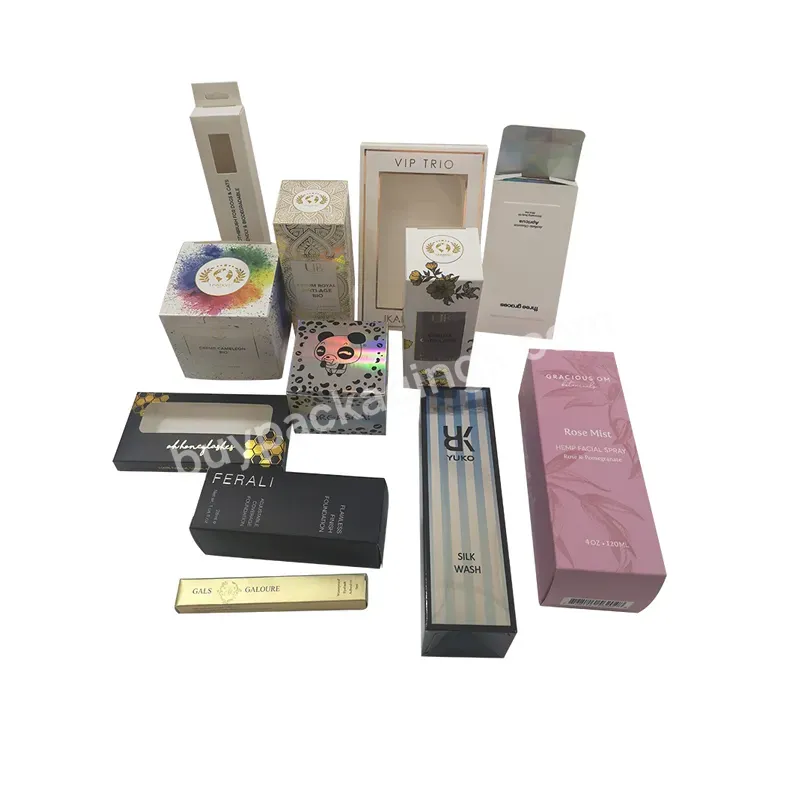 Customized Cardstock Cardboard Uv Finishing Perfume Packaging Box Paper Box Cosmetic