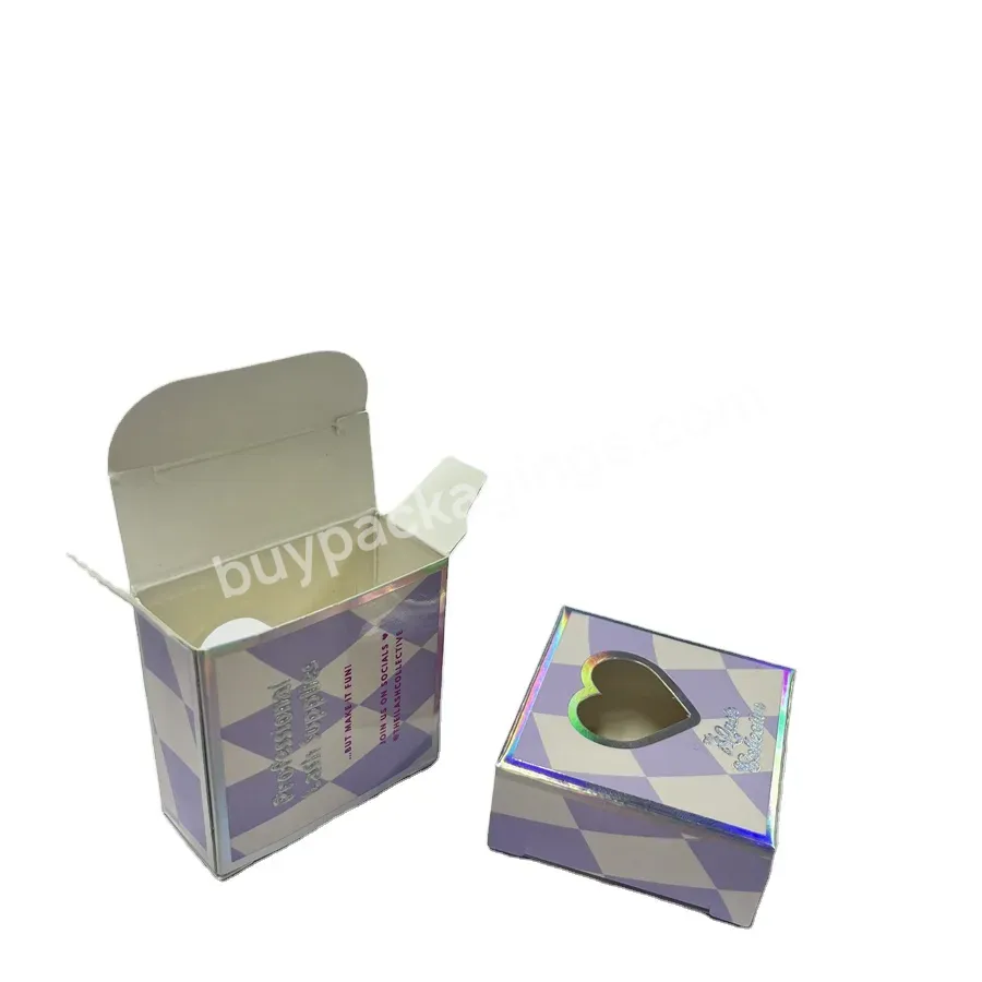 Good Quality Matte Contact Lenses Box Packaging Luxury Custom Round Contact Lens Case Box