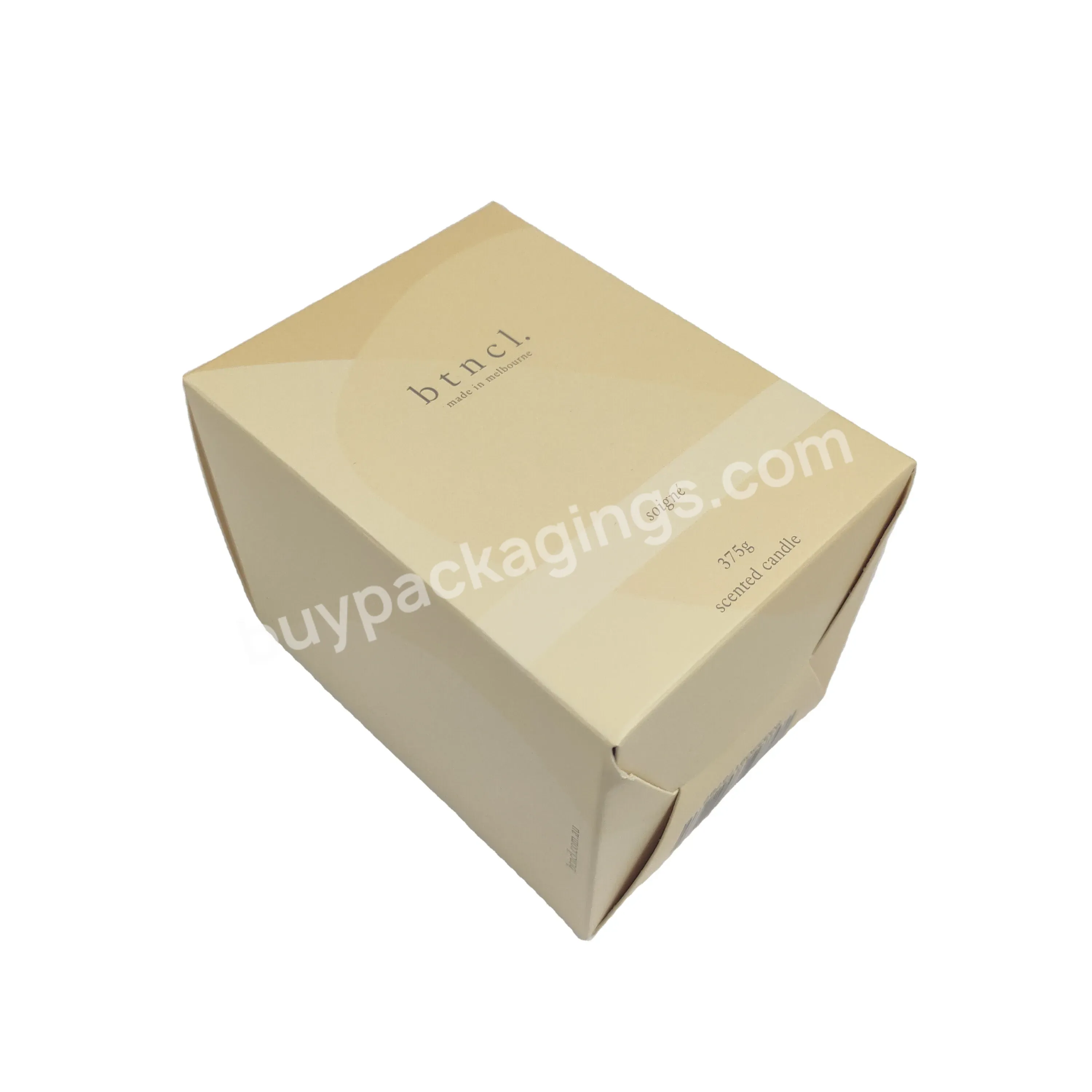 Hot Sales High End Paper Gift Boxes Custom Size And Logo For Candles
