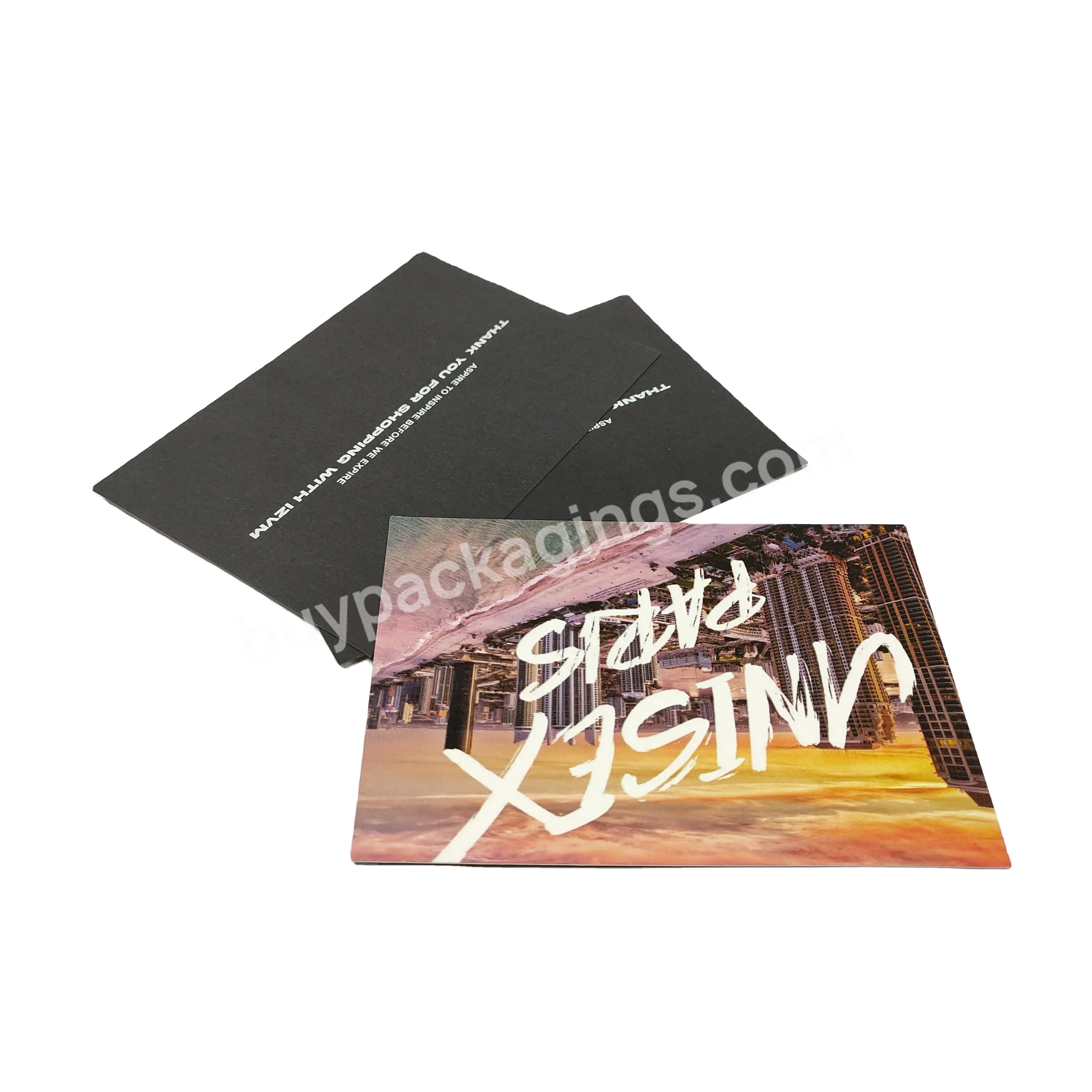 Printing Custom Glossy Lamination Colorful Paper Thank You Business Cards