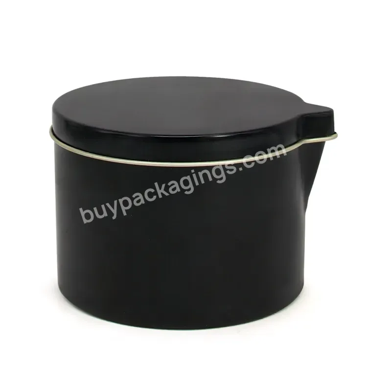 Seamless Metal Tin Can With Pour Spout Lid