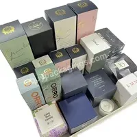 Soft Color Paper Gift Boxes Custom Luxury Logo For Soy Candle Packaging Box