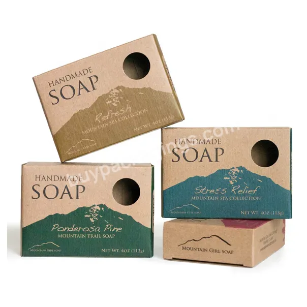 Wholesale Custom Luxury Folding Color Paper Box Soap Box Packaging