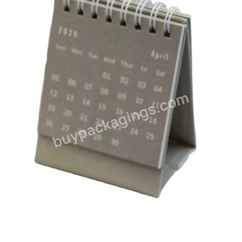 2023 Recyclable Eco Friendly Waterproof Paper Customized Monthly Desk Calendar Desk Calendars