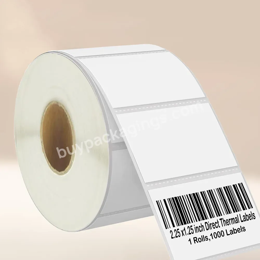 2.25x1.25 Inch Self-adhesive Address Shipping Thermal Stickers Pink Square Label For Thermal Label Printer