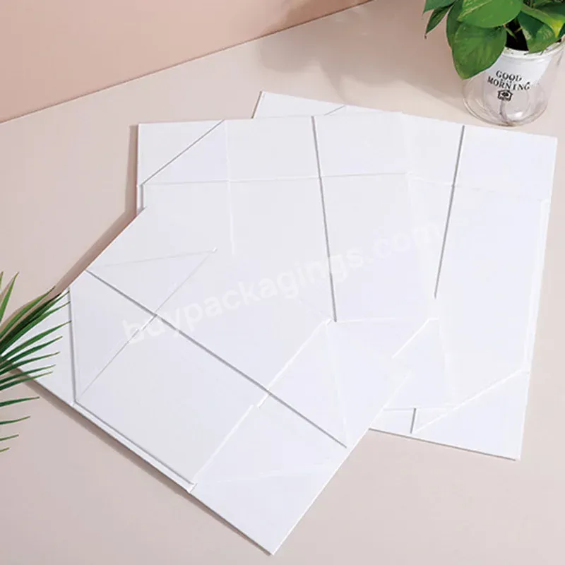 9.1''x5.9''x4'' Matte White Rectangle Bridesmaid Collapsible Christmas Gift Box With Magnetic Lid For Presents Packaging - Buy Gifts Large Gift Boxes With Lids,White Gift Boxes With Magnetic Lids,Good Quality Fancy Custom Magnetic Lid Storage Cardboa