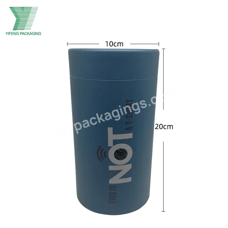 Bio Degradable Luxury Whiskey Glass Bottles Essential Oil Tube Clothing Packaging Kraft Paper Tube For T-shirt