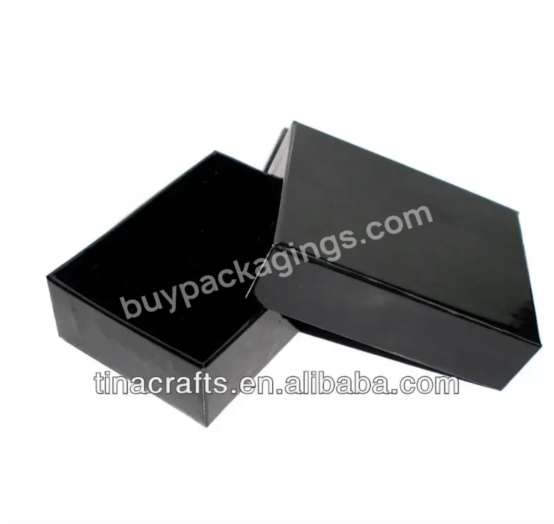 Black Glossy Paper Box