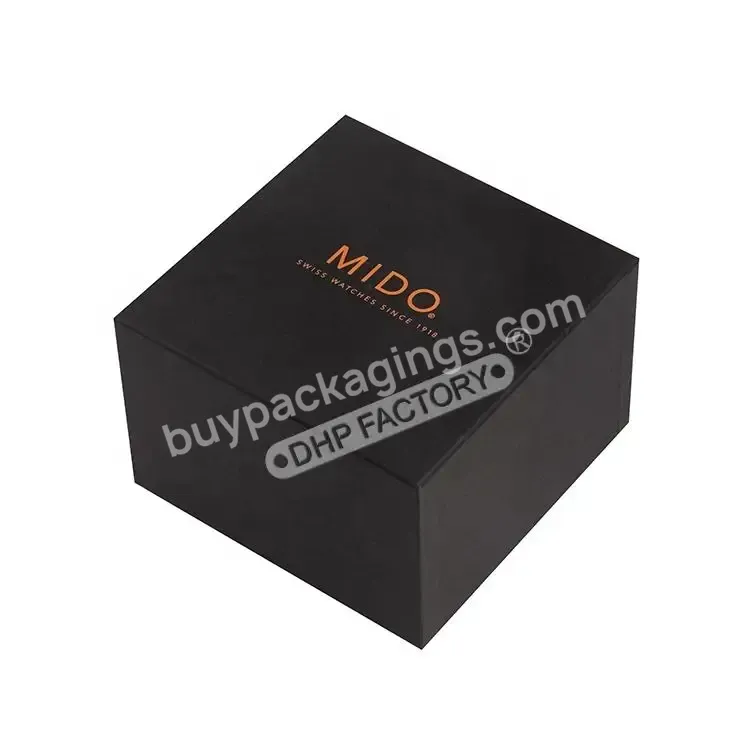 Black Matte Single Suede Ring Box Luxury Women Watch Jewelry Luxury Gift Display Box Case Set Fashion Packing For Flowers