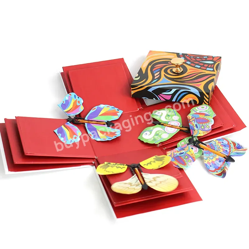 Butterfly Gift Box For Birthday Surprise Exploding Gift Boxes Hot Sale Gift Box - Buy Butterfly Gift Box For Birthday,Surprise Exploding Gift Boxes,Hot Sale Gift Box.