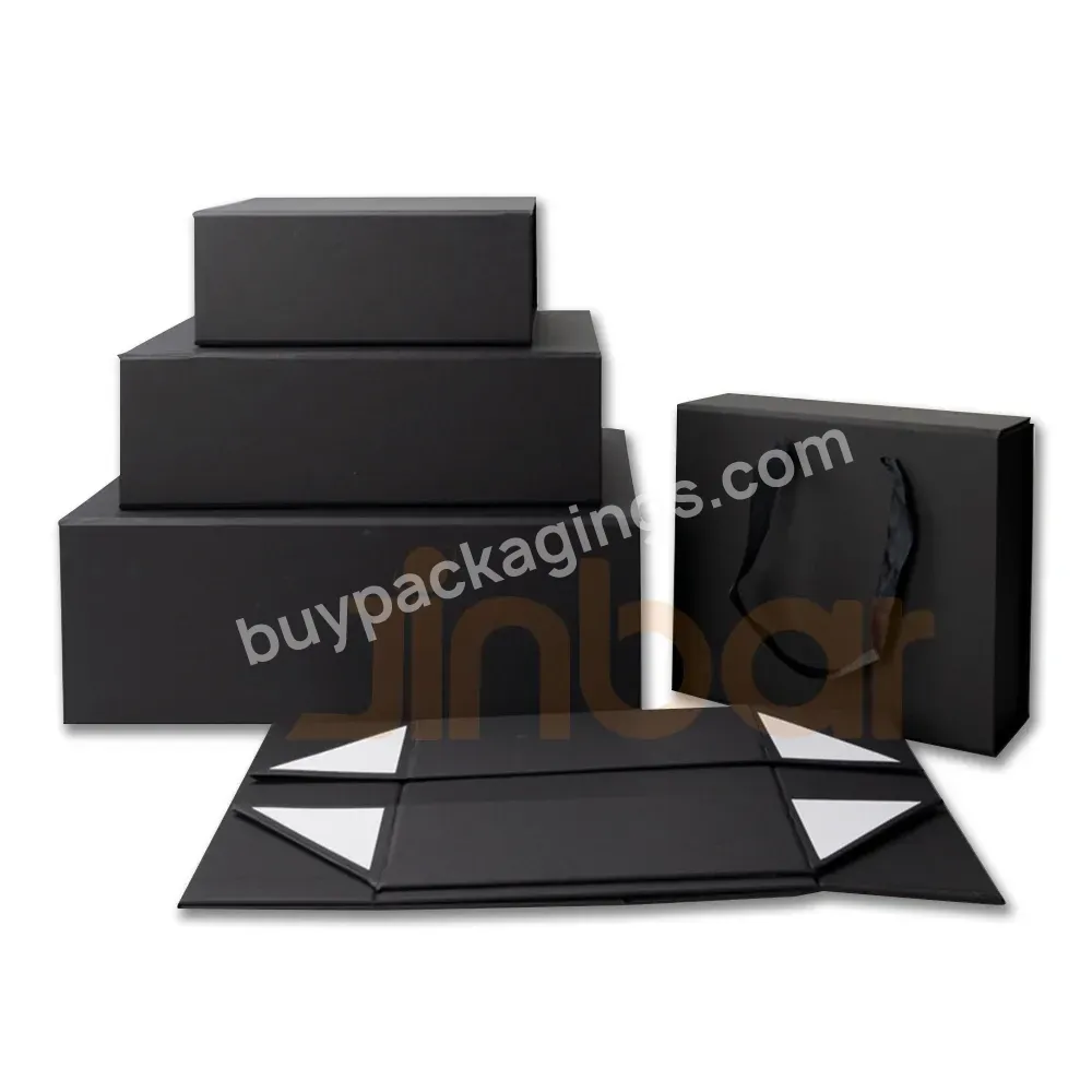 Cardboard Magnetic Foldable Folding Gift Box Mens Gift Box Set Luxury Birthday Gift Box For Men