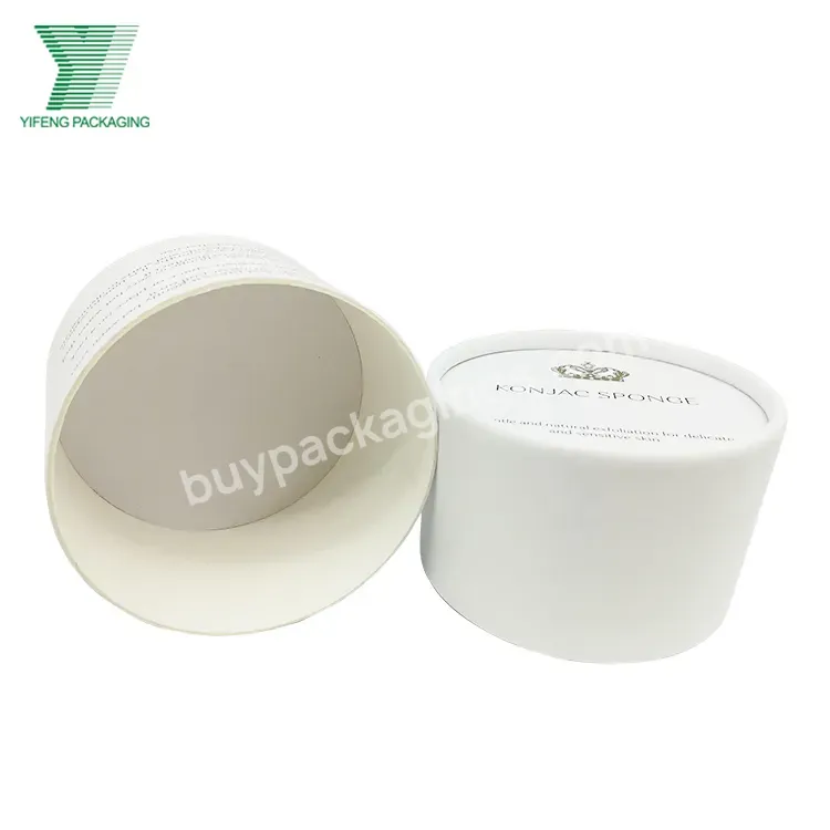 Cardboard Paper Tube Essential Oil For Packaging Hot Stamping Logo Customized White Color Paper Tube