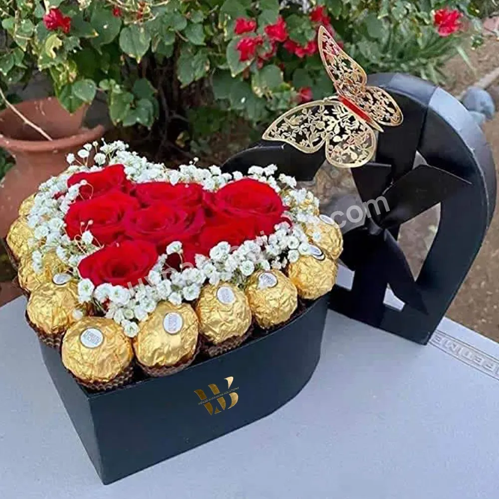 Carte Boite Emballage Box A Cadeau Fleur Chocolat Cadeau Amour Papier Boite Day Favors Gift Boule De Fleurs Artificielles Decor - Buy Scatola Per Imballaggio Di Fiori Con Manico Scatole Per Composizioni Floreali Sacchetti Carta Kraft Caixa De Embalag