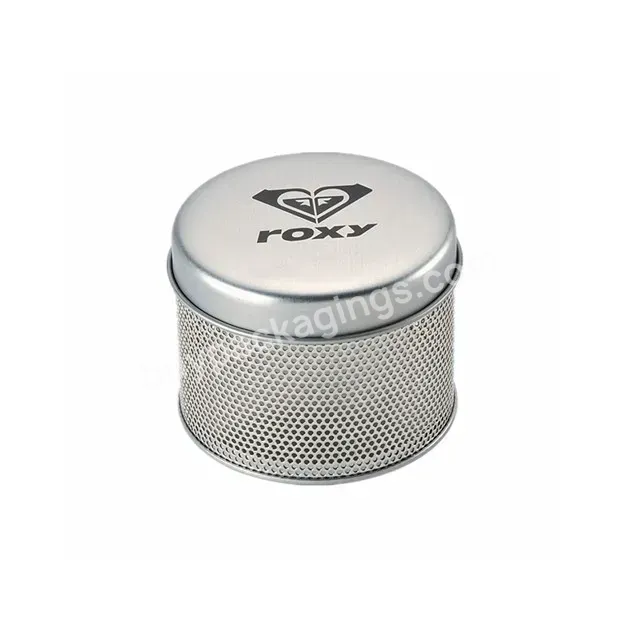 Cheap Custom Round Oval Mesh Metal Watch Tin Can Tin Box Packaging Round Tin Box