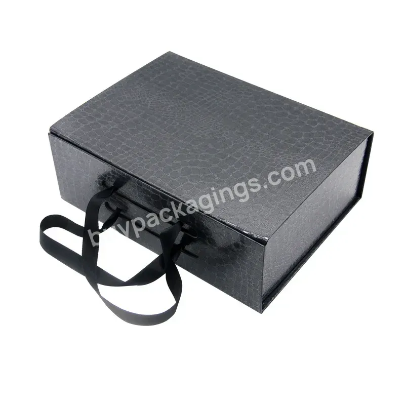 Cheap Factory Price Custom Logo Cardboard Paper Hand Strap Shipping Box With Magnetic Lid For Wig Kit Packaging - Buy Hand Strap Magnetic Box,Magnetic Lid Storage Box,Boxes For Shipping Wine.