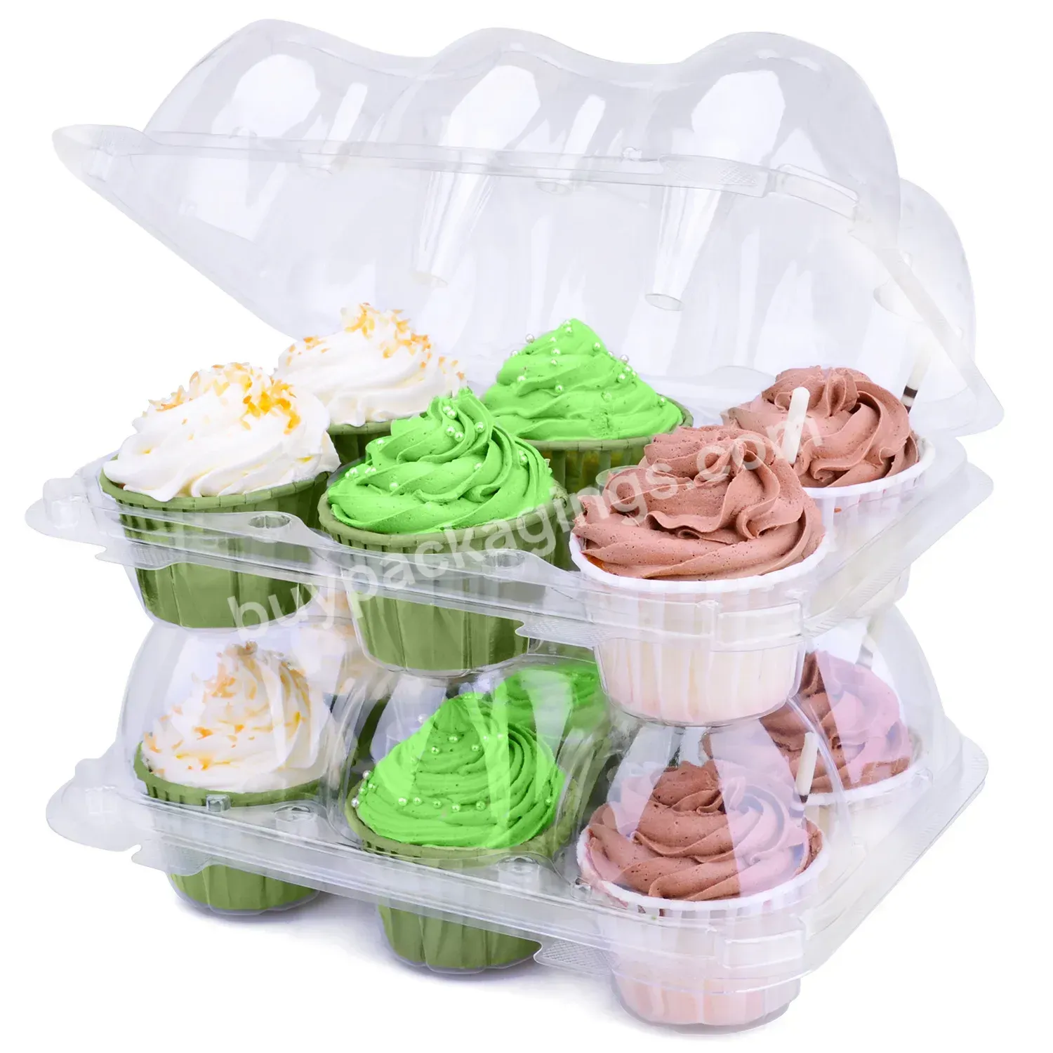 Cheapest Eco Friendly Custom Bouquet Transparent 6 And 12 Cupcakes Cake Box - Buy Cupcake Bouquet Packaging,Transparent 6 And 12 Cupcakes Cake Box,Cheapest Ecofriendly Custom Cupcake Packaging Box.