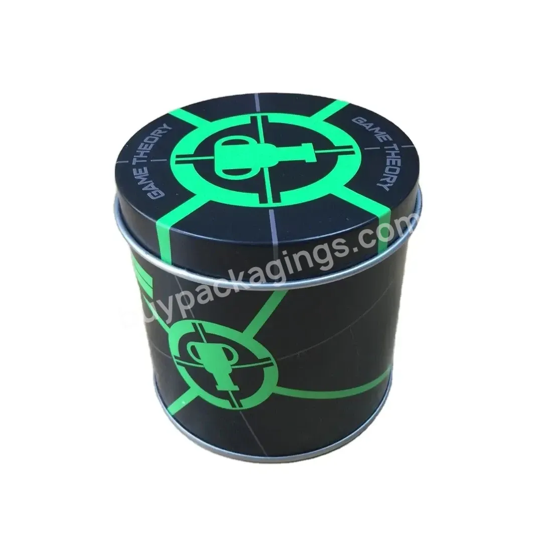 China Manufacturer Oem Round Metal Watch Tin Can Round Tin Box For Candy Cookie Packaging Food Tin Box