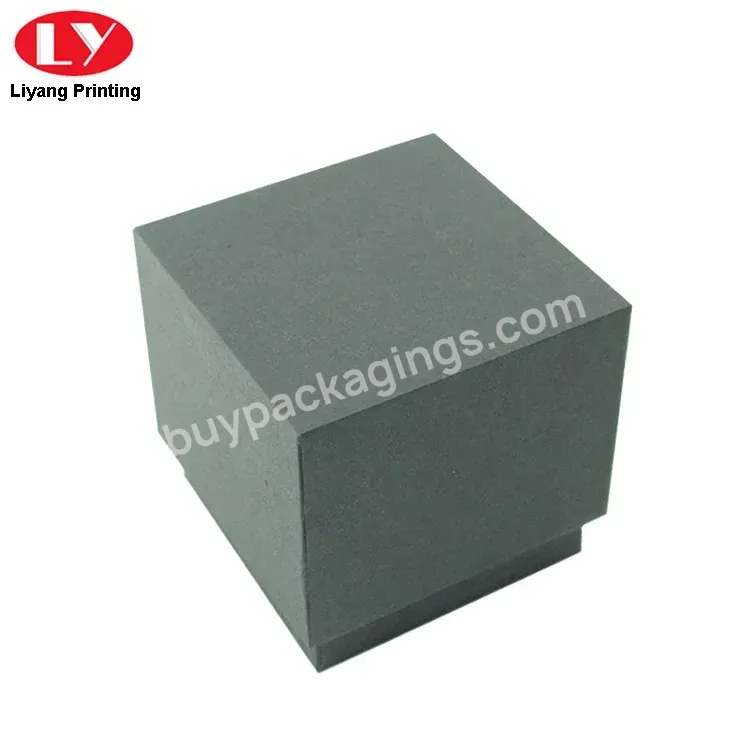 China Manufacturer Pillow Insert Cardboard Black Gift Box Custom Watch Packaging