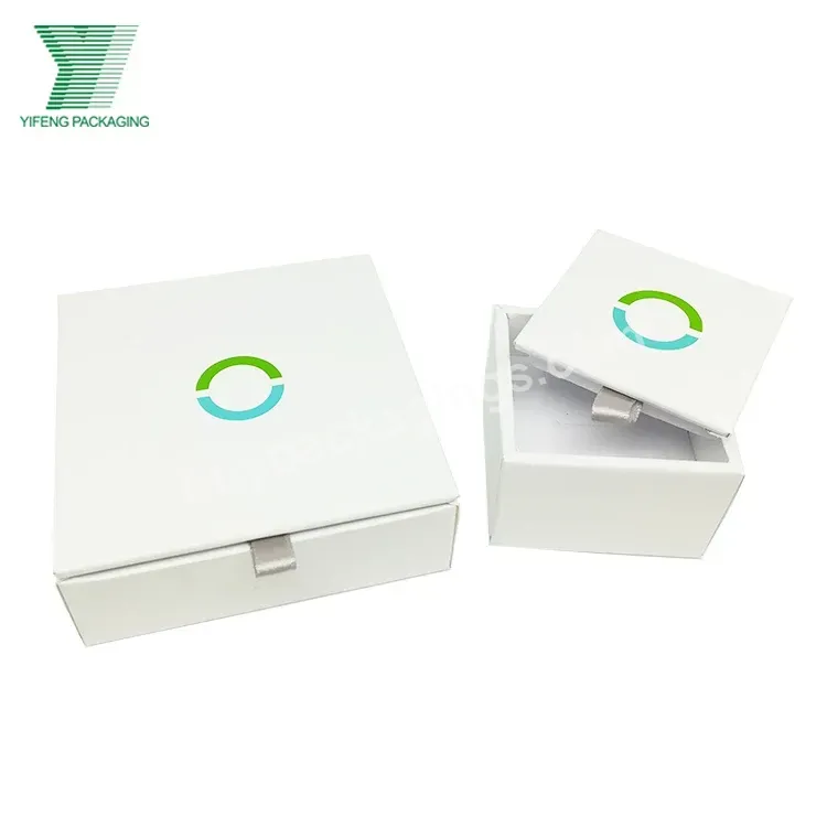 China Supplier Jewelry Box For Bracelet Packaging Box Custom White Paper Box Cmyk Printed Uv Logo With Eva