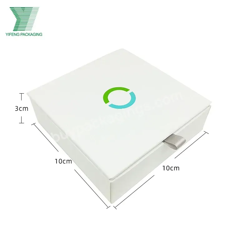 China Supplier Jewelry Box For Bracelet Packaging Box Custom White Paper Box Cmyk Printed Uv Logo With Eva