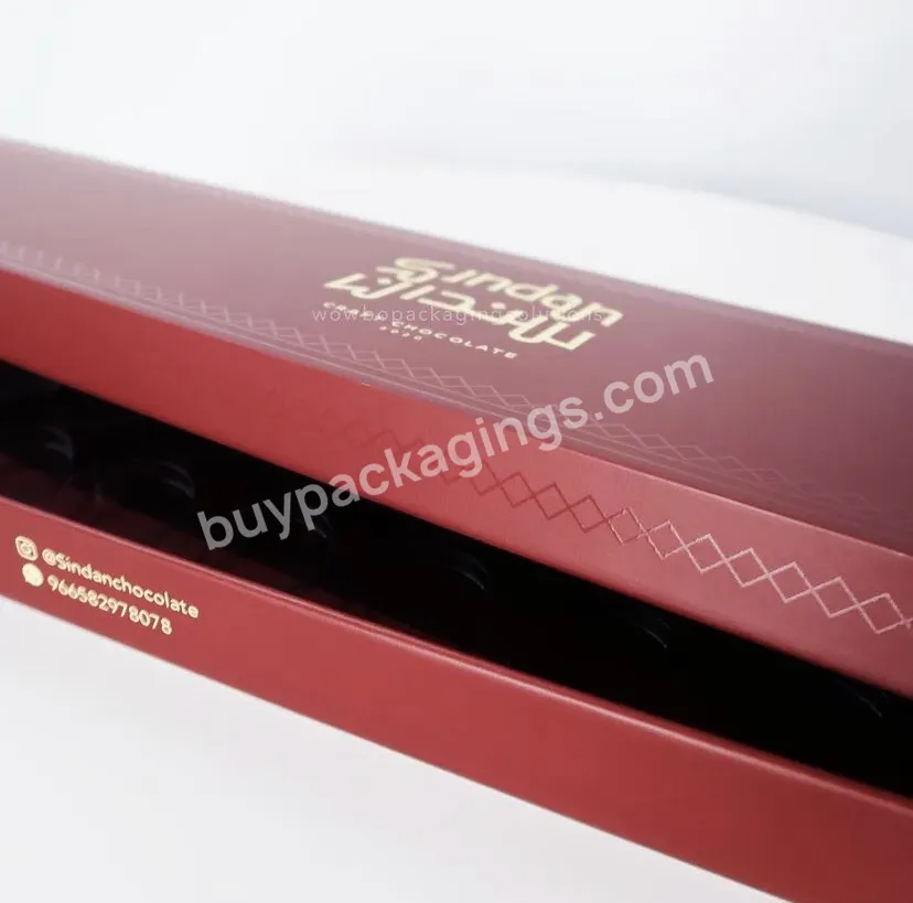 Chocolate Boxes Custom Logo Sweets Candy Favour Gift Packaging Paper Box With Logo Gold Foil