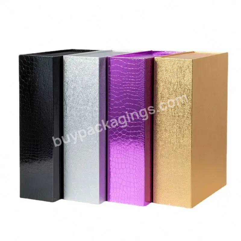 Crocodile Pattern Magnetic Folding T-shirt Custom Boxes With Logo Packaging Scarf Box Braided Lace Wigs Handmade Rigid Boxes - Buy Rigid Card Fancy Art Paper Box Custom Luxury Rigid Packaging Boxes Candle Gift Box With Logo,Large Magnetic Box Magneti