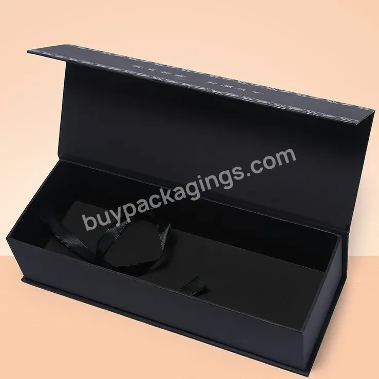 Custom Black Boxes With Magnetic Lid Gift Box Packaging Paper Magnet Closure Gift Box For Cosmetic - Buy Custom Folded Pink Book Shaped Magnetic Cosmetics Gift Box Cardboard Box With Logo Gold Foil For Candle Perfume Packaging,Free Design Sample Recy