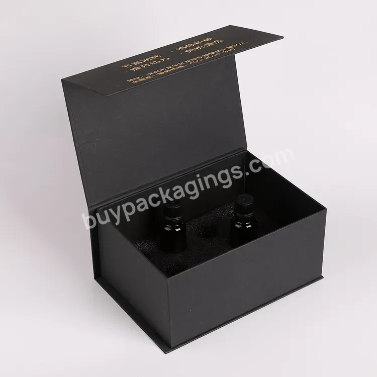 Custom Black Boxes With Magnetic Lid Gift Box Packaging Paper Magnet Closure Gift Box For Cosmetic - Buy Custom Folded Pink Book Shaped Magnetic Cosmetics Gift Box Cardboard Box With Logo Gold Foil For Candle Perfume Packaging,Free Design Sample Recy