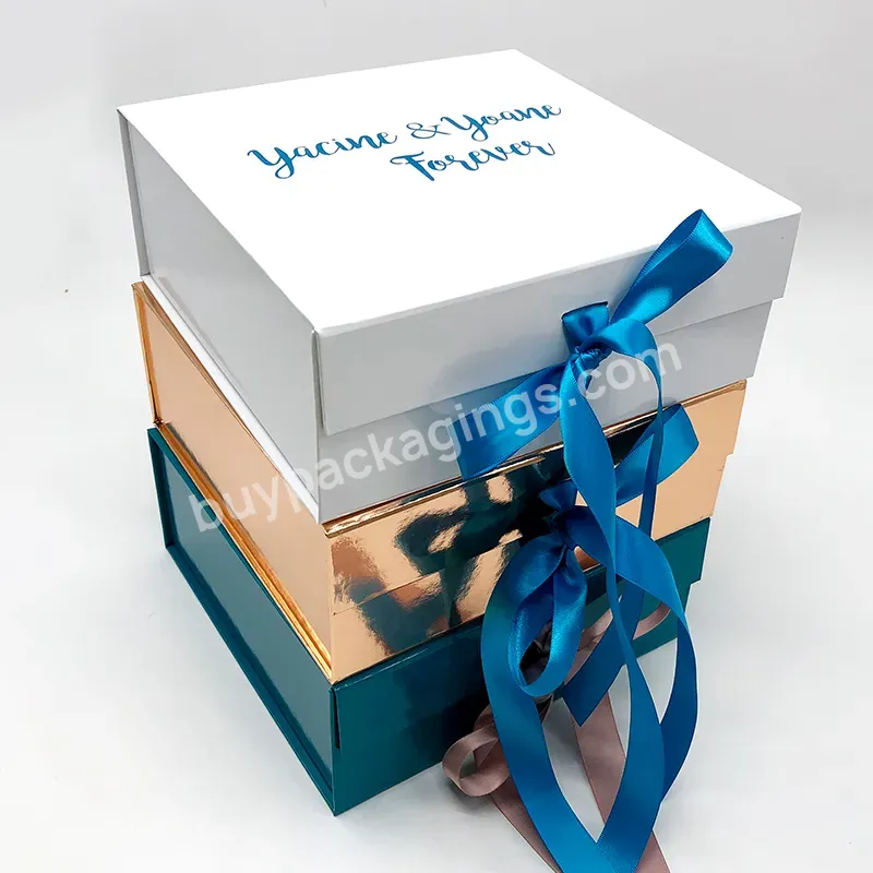 Custom Bridal Gift Set Groomsmen Bridesmaid Proposal Boxes With Gift