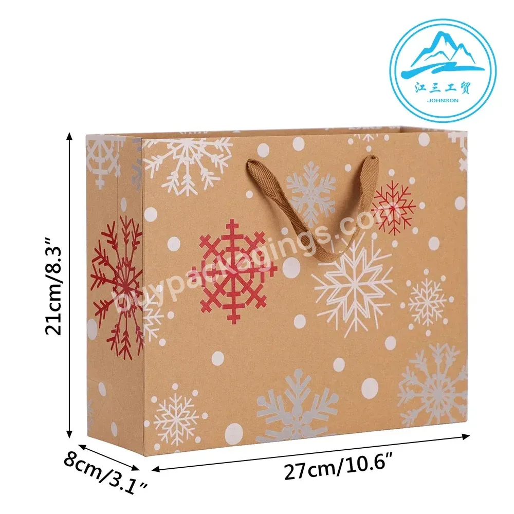 Custom Christmas Gift Bag New Countdown Advent Calendar Paper Bag Diy Party Candy Bag