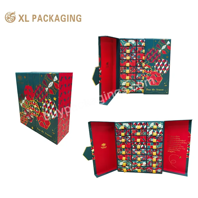 Custom Design Luxury Rigid Cardboard Magnetic Door Christmas Advent Calendar Packaging Box - Buy Custom Wholesale Nail Polish Perfume Packaging Ramadan Gift Box Christmas Cosmetic Desktop Advent Calendar Boxes,Custom Paper Cardboard Pastry Sweet Gift