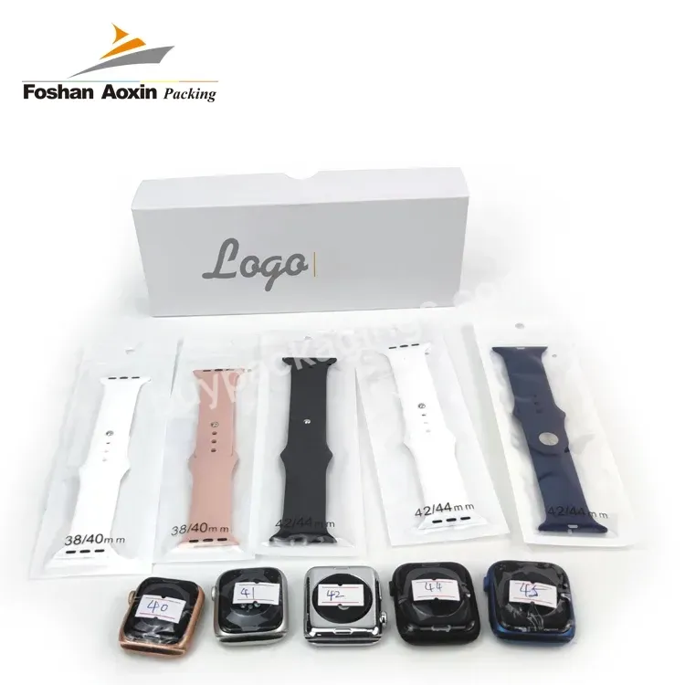 Custom Free Design Personalized Eco Friendly Packaging White Rigid Cardboard Paper Smart Watch Packing Box - Buy Packaging Watch,Smart Watch Packaging,Custom Smart Watch Packing.