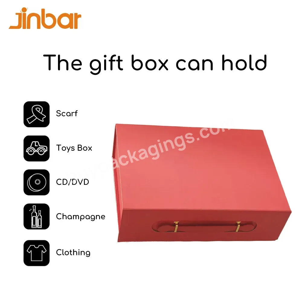 Custom Insert Options Relaxing Spa Gift Box Magnetic Folding Leather Wine Box Paper Red Shoe Box Packaging With Handle - Buy Red Shoe Box,Wine Box Paper,Leather Wine Box.